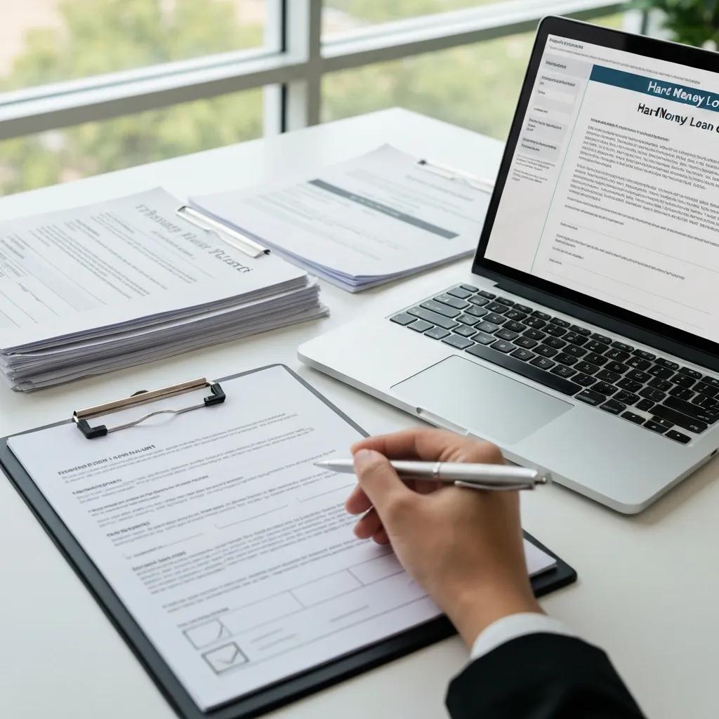 Organized checklist and documents required for hard money underwriting