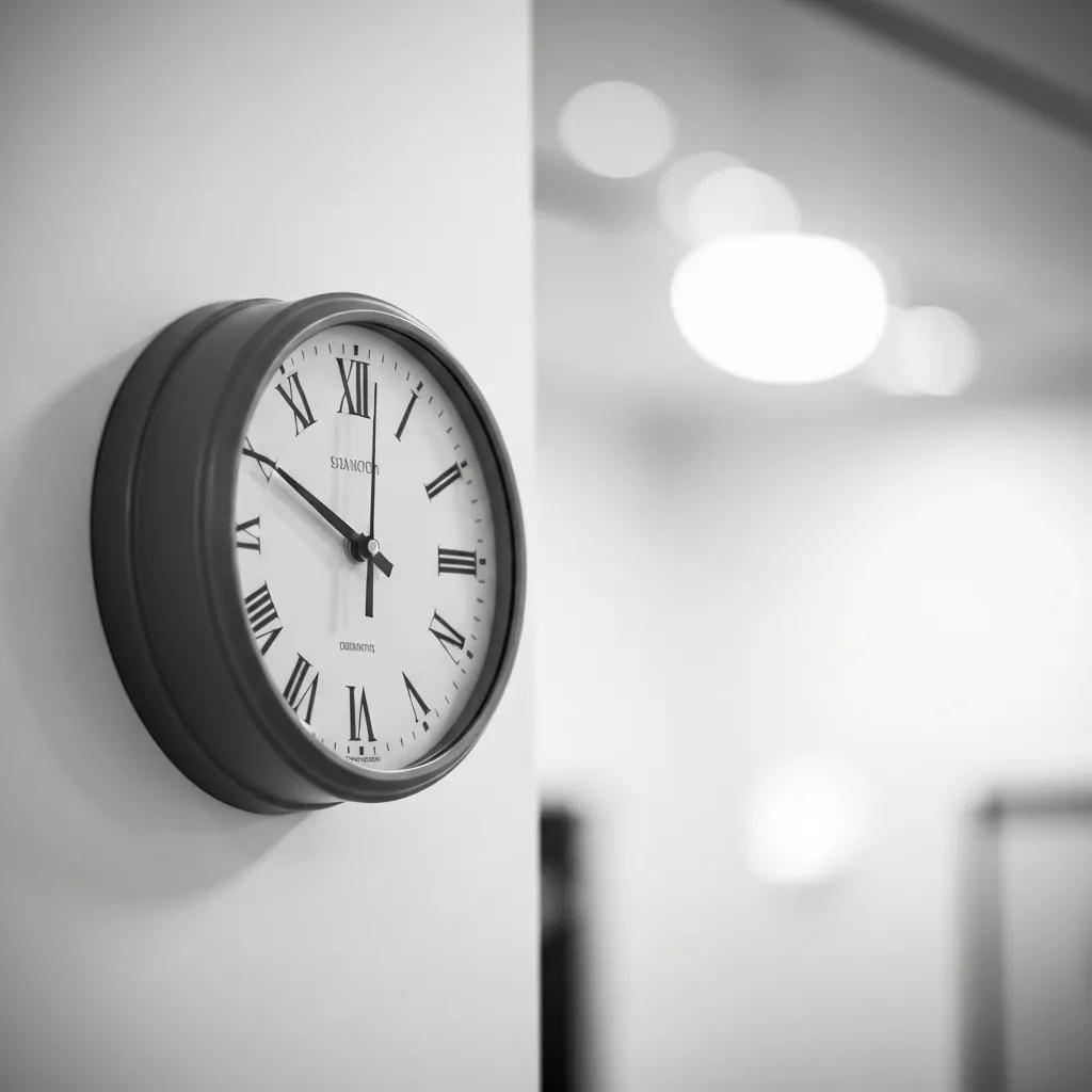 Clock and property types illustrating different hard money loan lengths and timing considerations