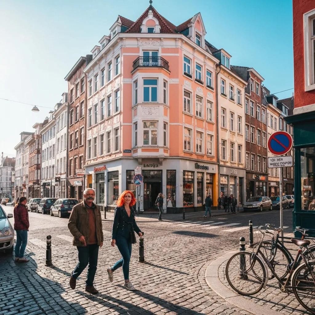 Hand holding a loan agreement with a home under renovation visible in the background