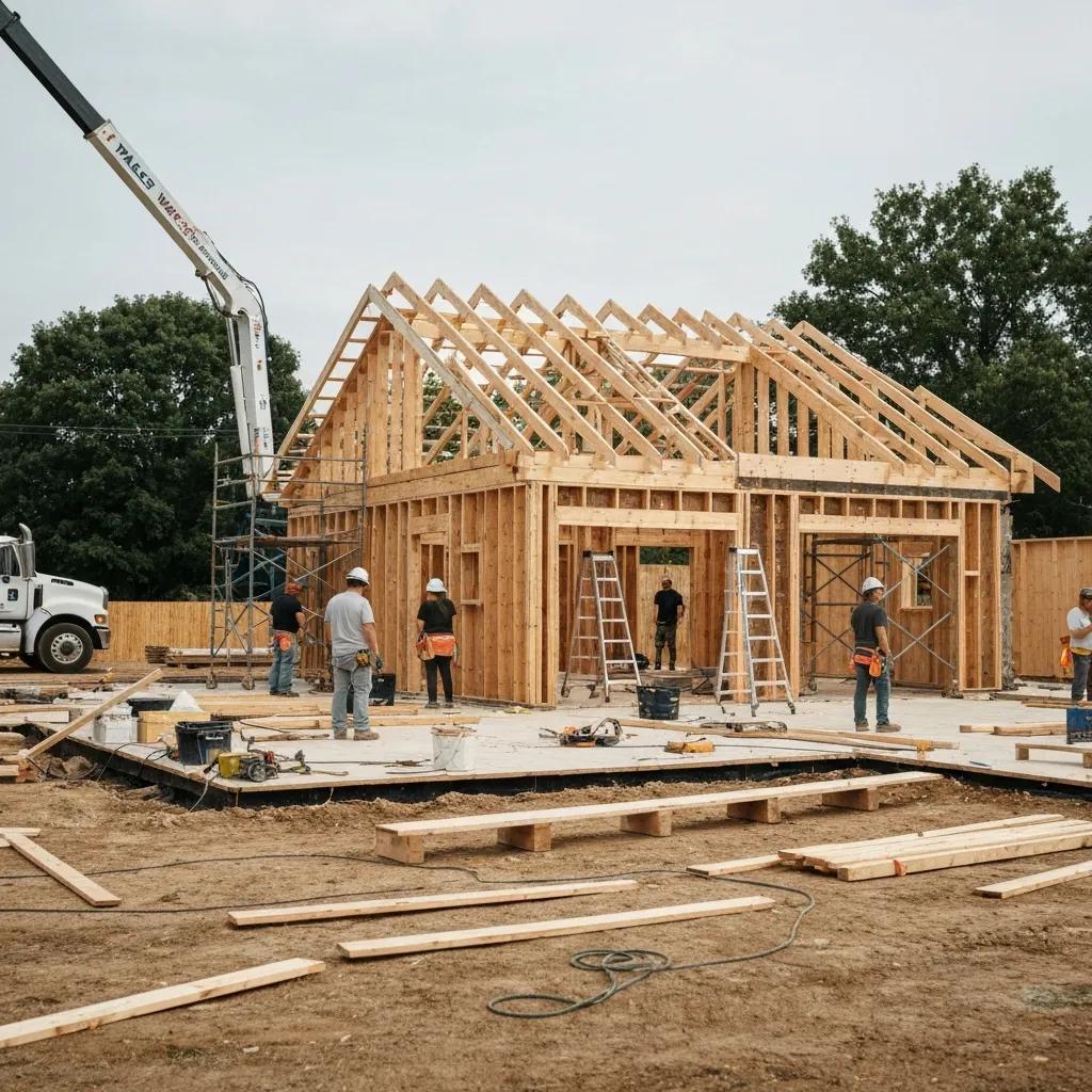 Renovation crew working on a property funded by a hard money refinance