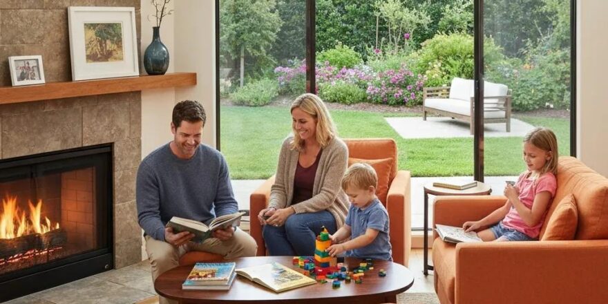 Family enjoying their new home in Glendale, CA, highlighting the warmth and community of real estate investment