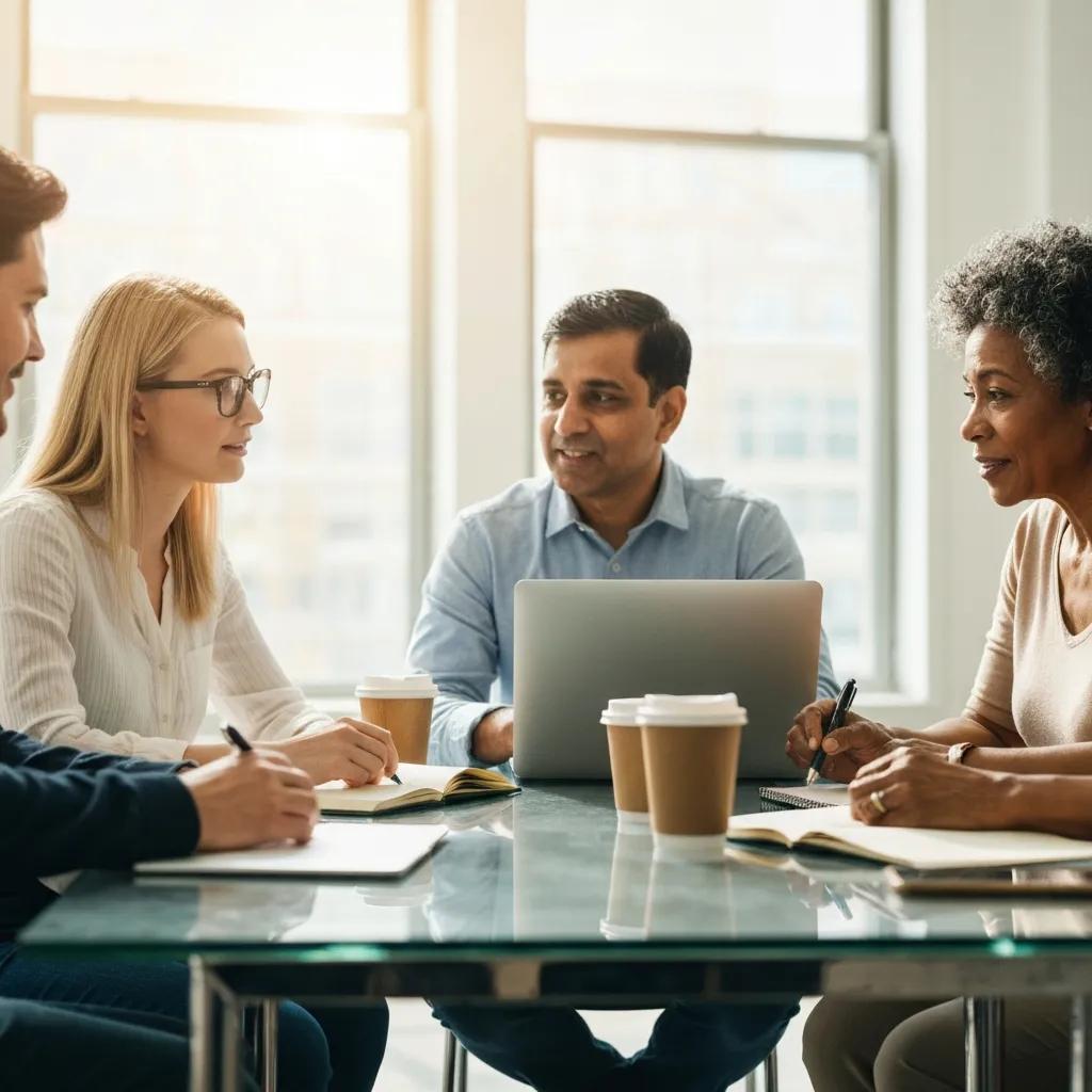 Podcast panel discussing beginner-friendly real estate investing topics