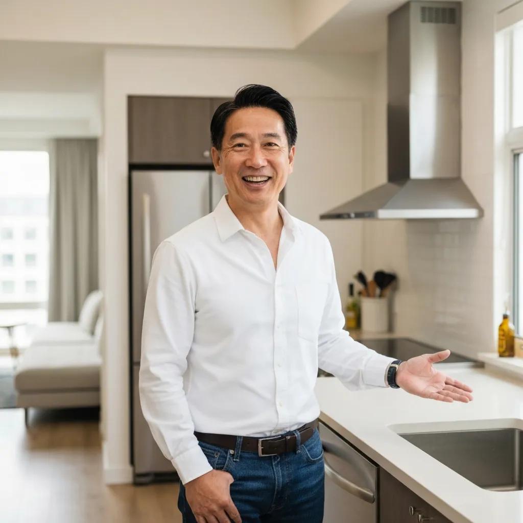 Tenant family enjoying a well-maintained rental home