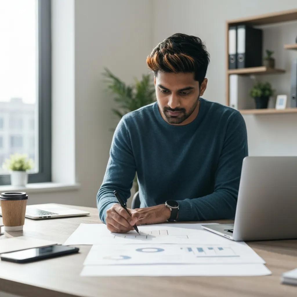 Investors discussing hard money loans in a cozy office setting