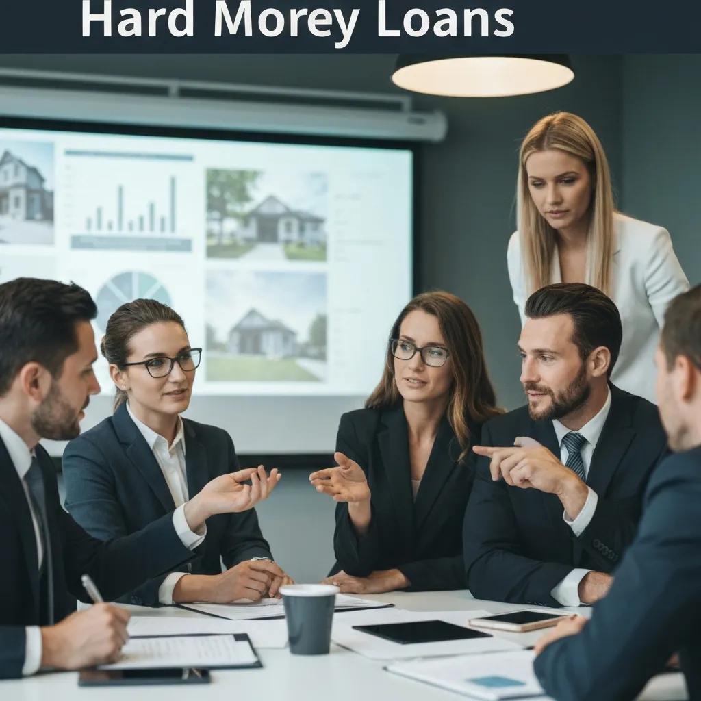 Investors reviewing funding options in a conference room