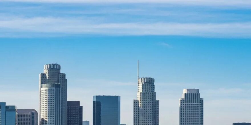 Los Angeles skyline representing real estate investment opportunities