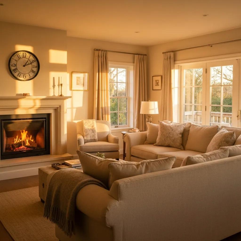 Modern industrial warehouse interior with natural light and organized shelves