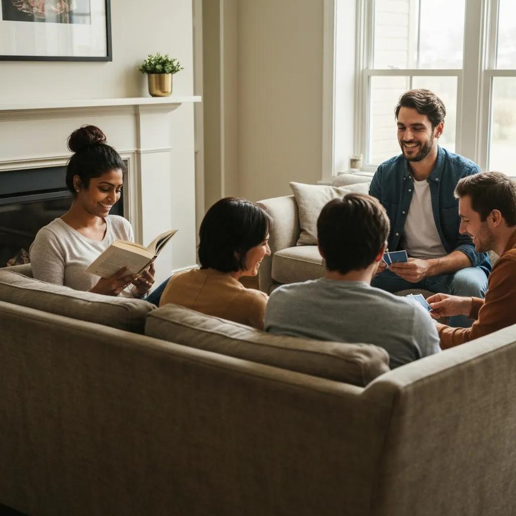 Professionals discussing commercial real estate financing in a modern office