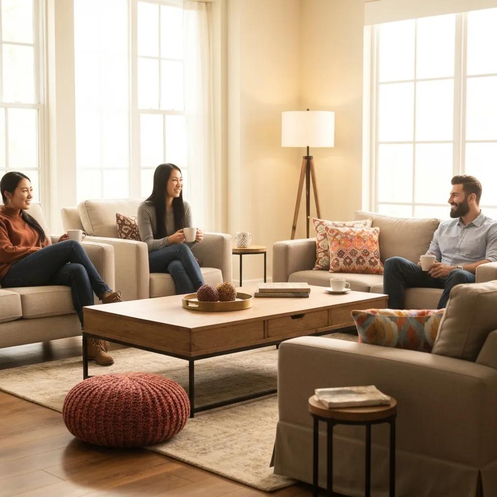 Professionals discussing private lending strategies in a modern office