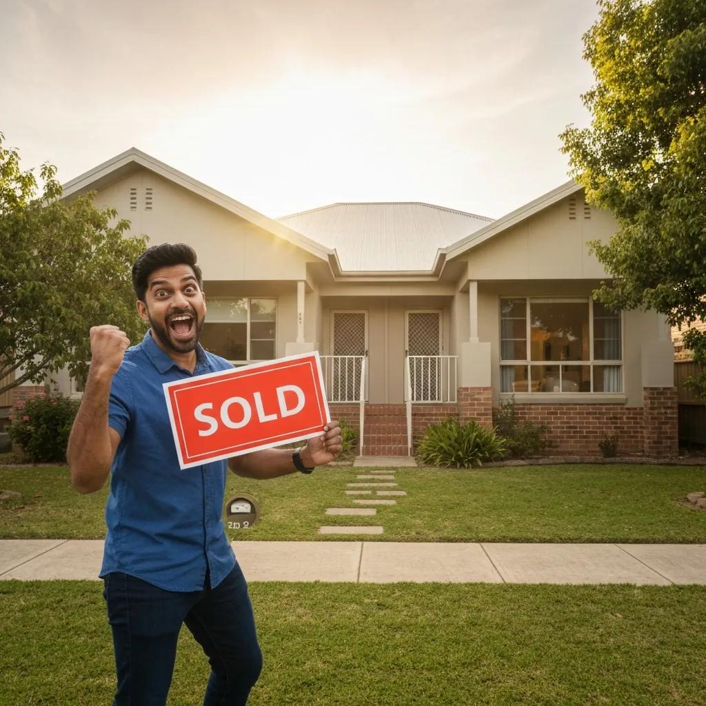 Investor celebrating a rental purchase financed with a DSCR loan