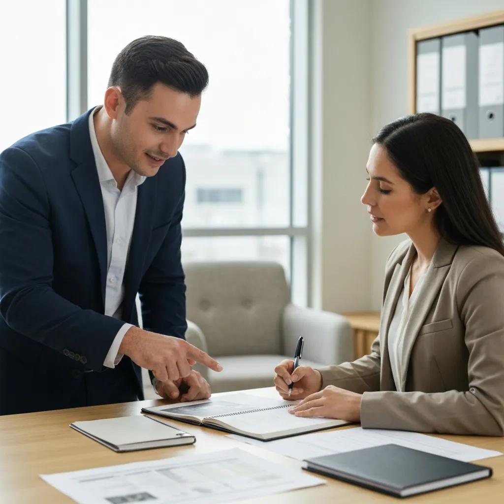 Investor discussing equity-based lending options with a lender