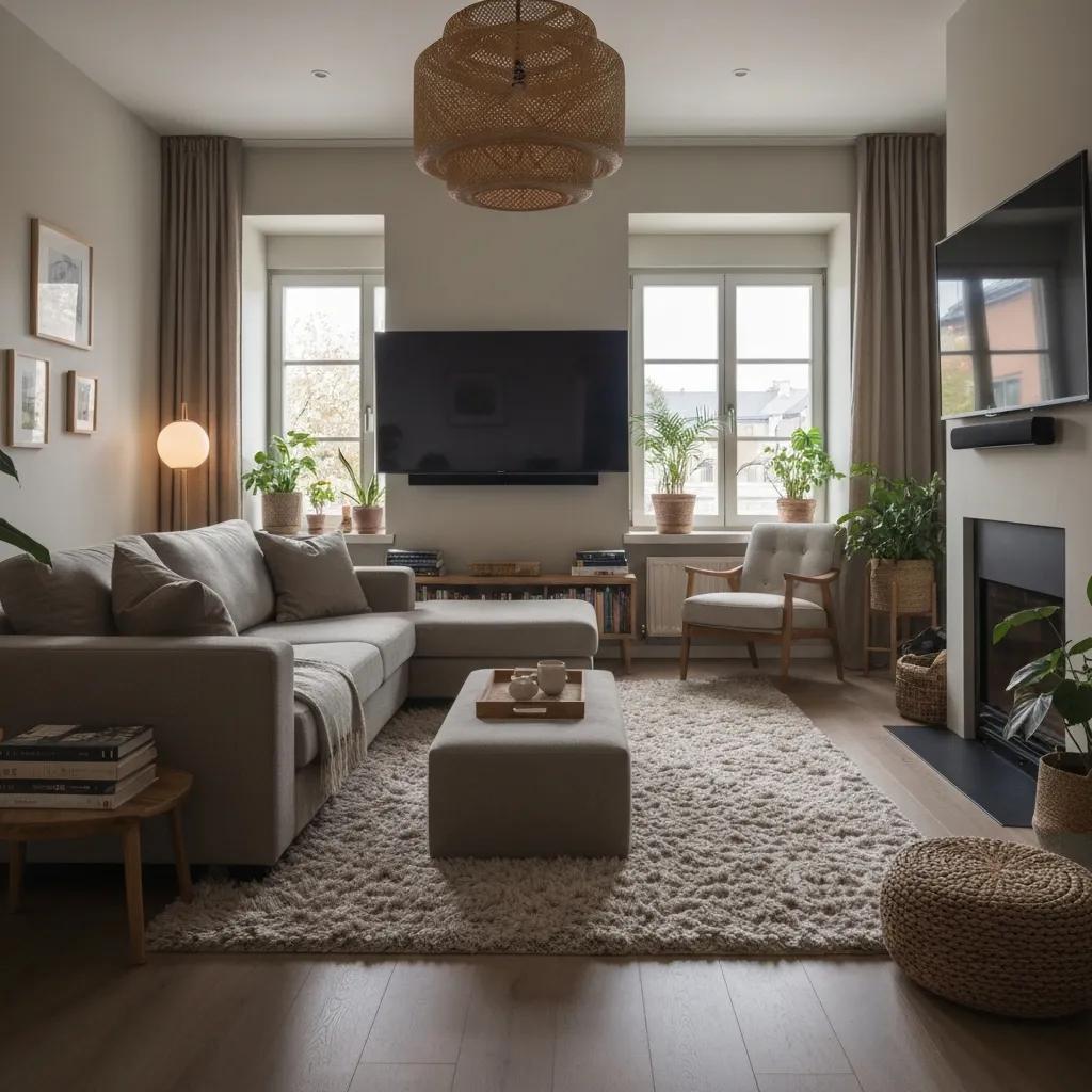 Real estate investor in a cozy home office reviewing capital gains tax documents