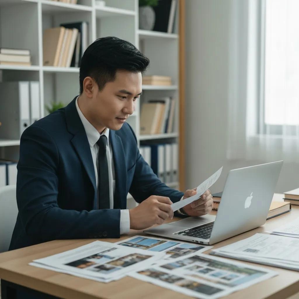 Investor on a video call with a lender discussing a fast loan approval