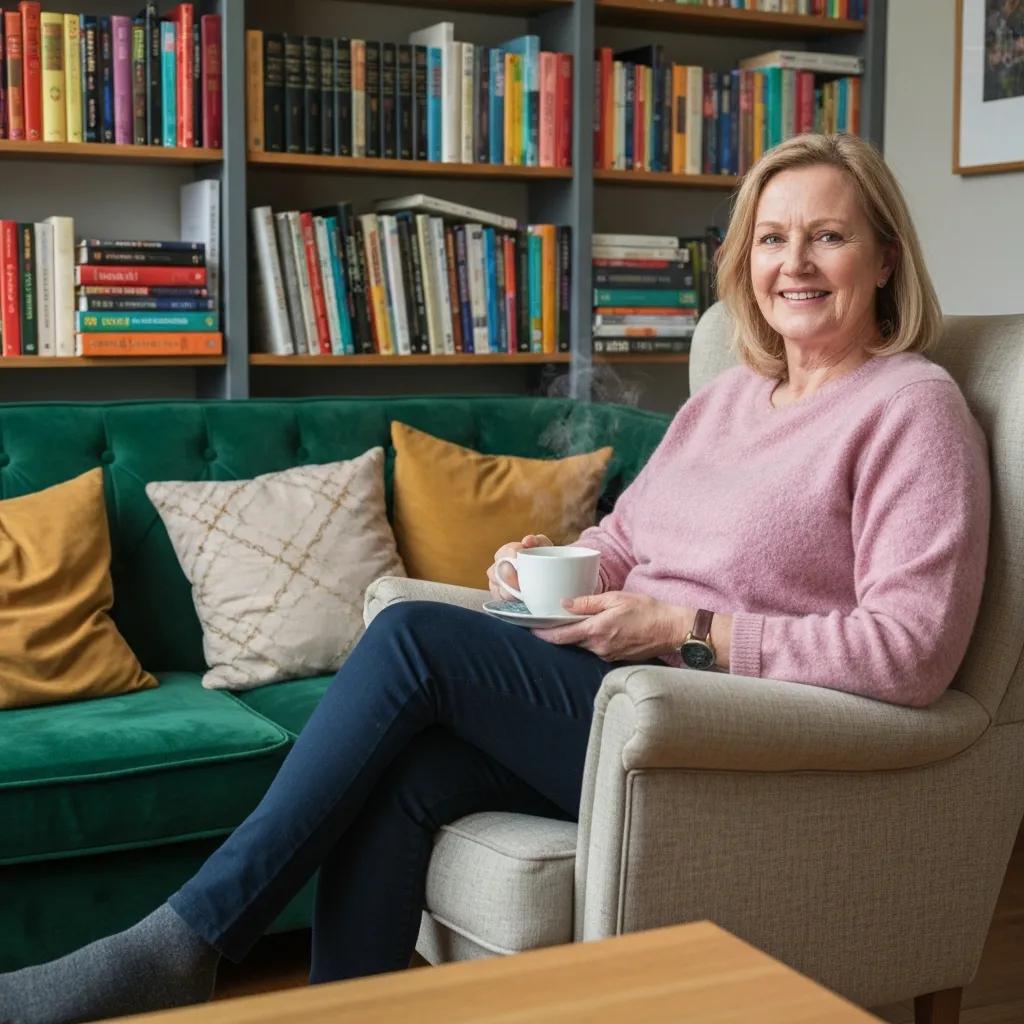 Real estate investor reviewing documents in a cozy home office, emphasizing hard money lending