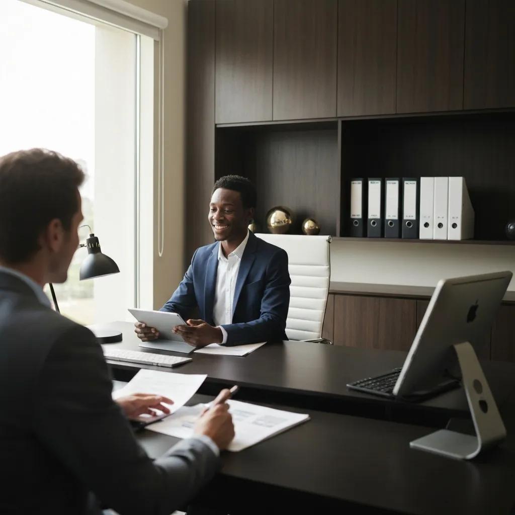 Investor reviewing comparable sales and rehab plans at a desk