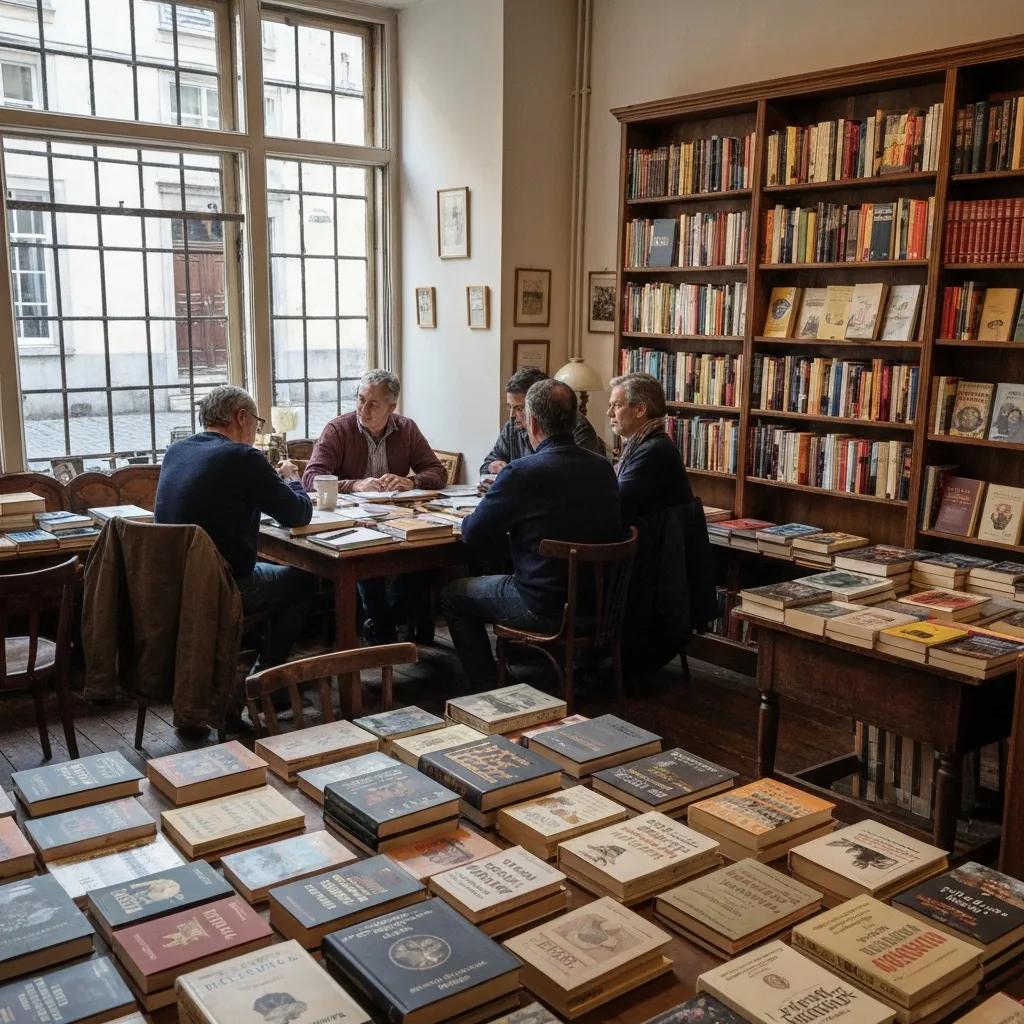 Real estate investors collaborating on property renovation plans in a cozy living room