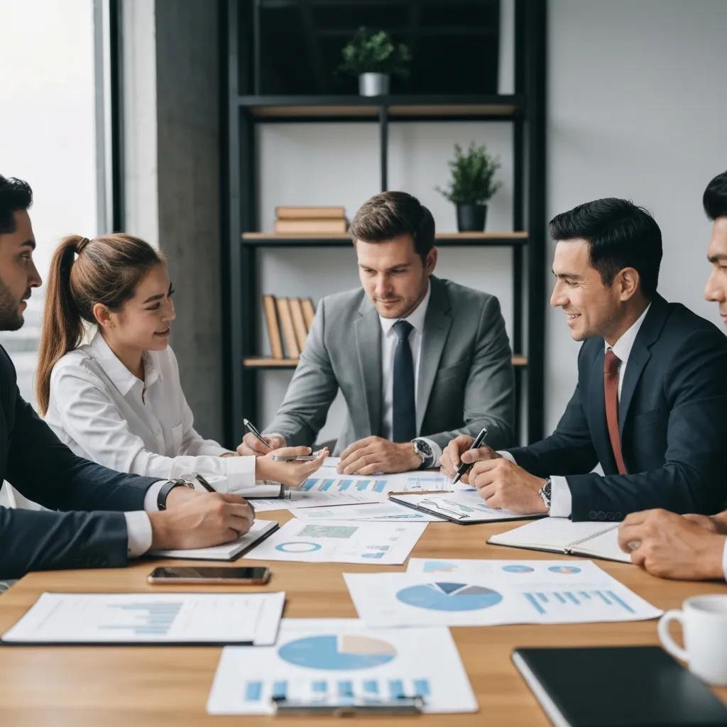 Investors collaborating on strategies to reduce capital gains tax