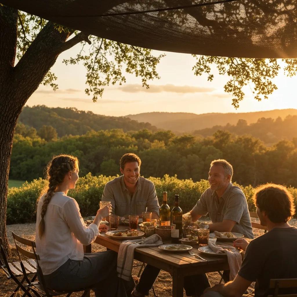Serene landscape of raw land with a person contemplating investment opportunities