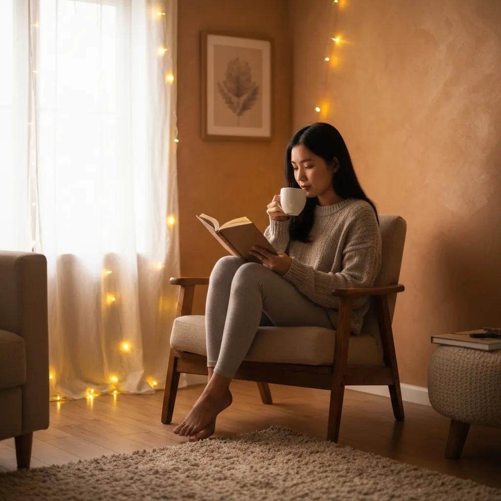Small business owner reviewing financing options in a cozy office