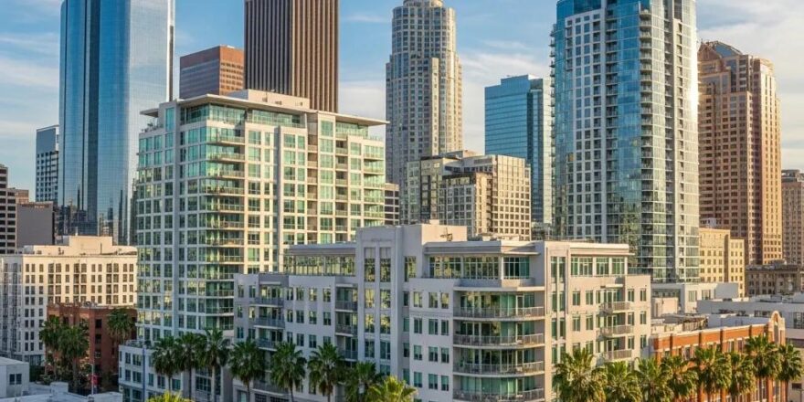 California city skyline representing emerging real estate markets