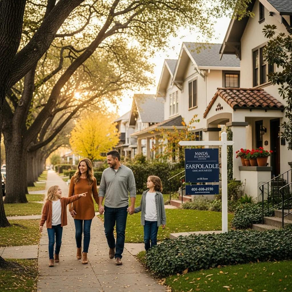 Family exploring a Sacramento neighborhood, showcasing real estate investment opportunities