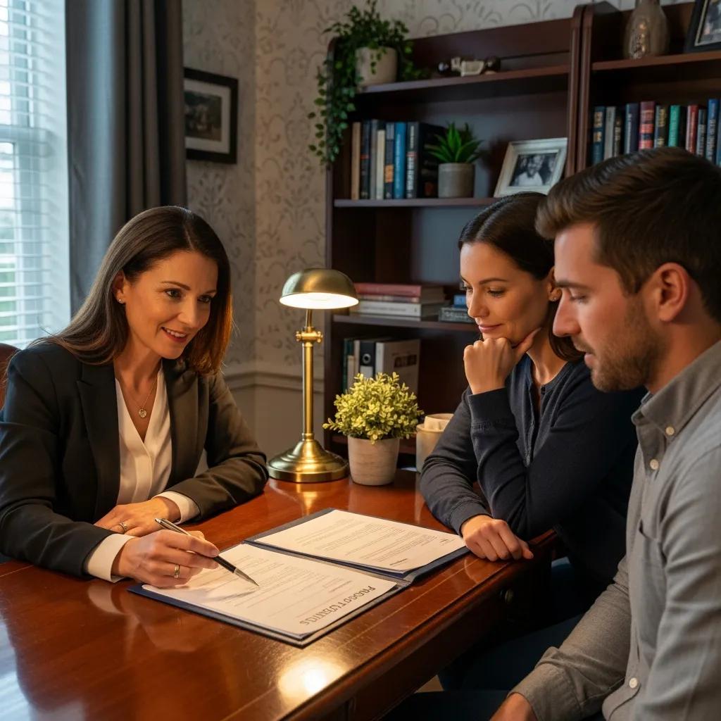 Advisor reviewing DSCR calculations with an investor