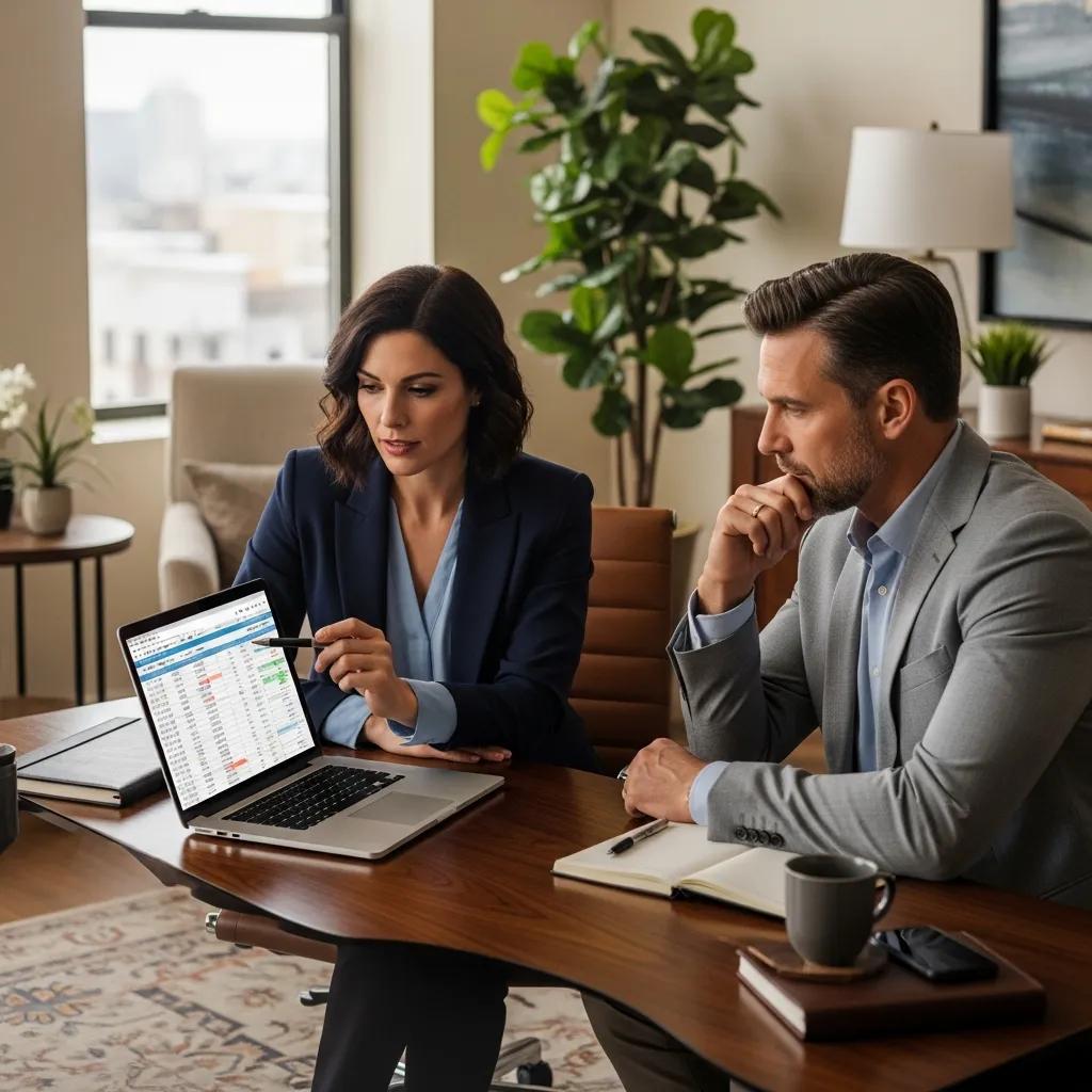 Advisor discussing 1031 exchange loan options with an investor