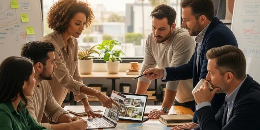 group-of-real-estate-investors-collaborating-in-a-bright-office-emphasizing-teamwork-in-californias-hard-money-loan-market-9df05b69-f061-49c6-b38e-c5c610182a48.webp Group of real estate investors collaborating in a bright office, emphasizing teamwork in California's hard money loan market