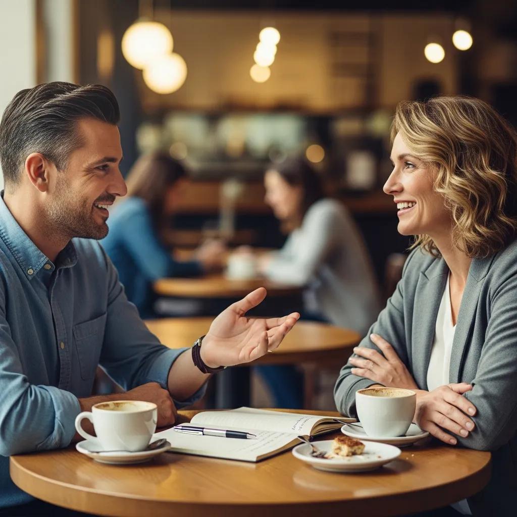 Investor and private lender discussing loan terms
