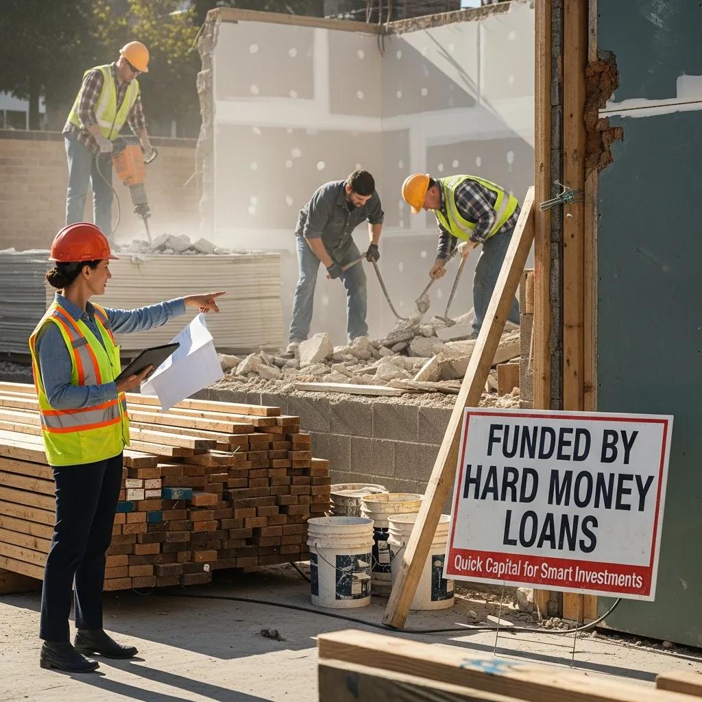 Investor overseeing a renovation project