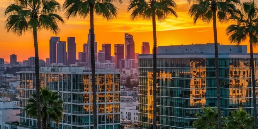 los-angeles-skyline-at-sunset-highlighting-modern-real-estate-opportunities-4ea2cc1e-4c59-4bf3-85f8-3d338627a3c7.webp Los Angeles skyline at sunset highlighting modern real estate opportunities