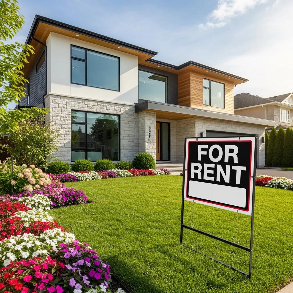 Modern rental property that benefited from a BRRRR strategy