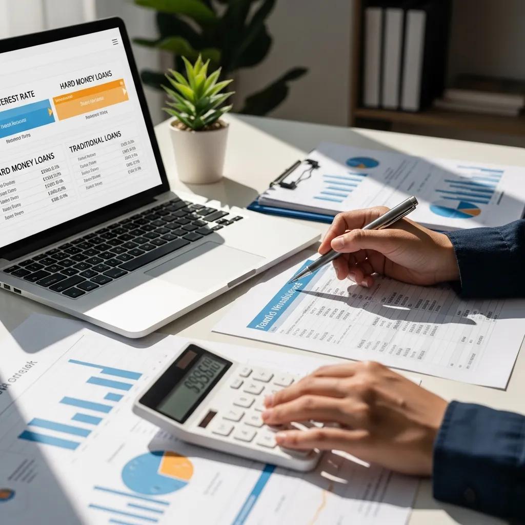 Comparing hard money and traditional loan interest rates