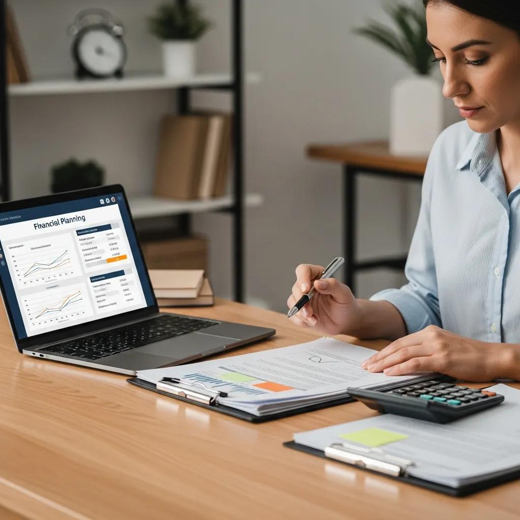 Person organizing documents to secure a hard money loan