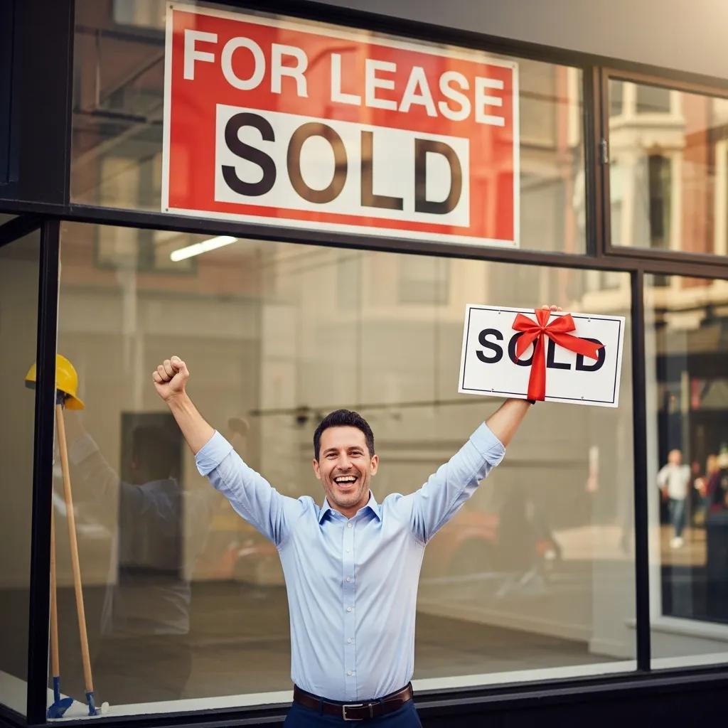 Retail investor celebrating after securing a hard money loan