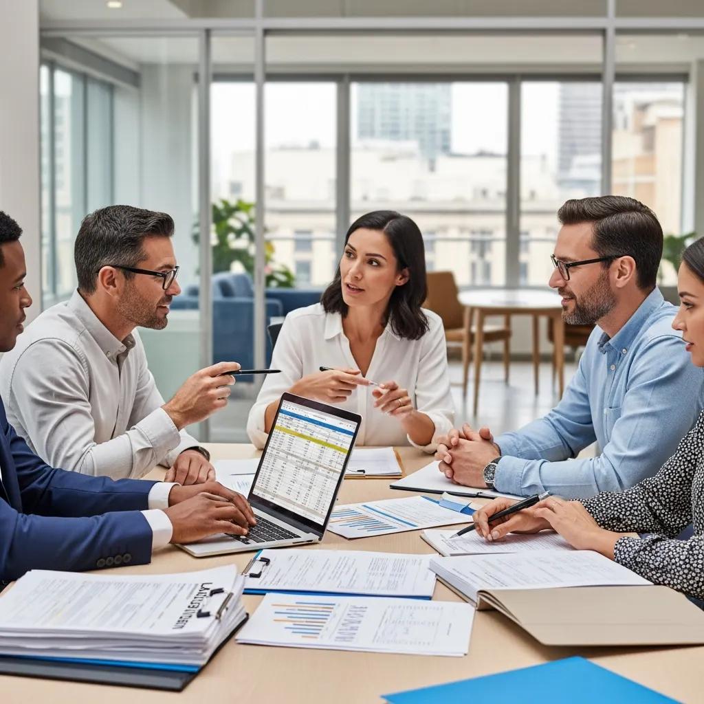 Underwriting team collaborating to deliver fast loan approvals